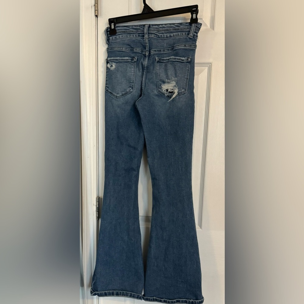 Bridge by Gly Womens Mid Rise Flare Jean Size 24 - Picture 2 of 4